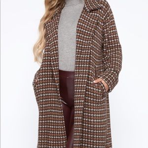 Fashion Nova Central Park Sweater Coat